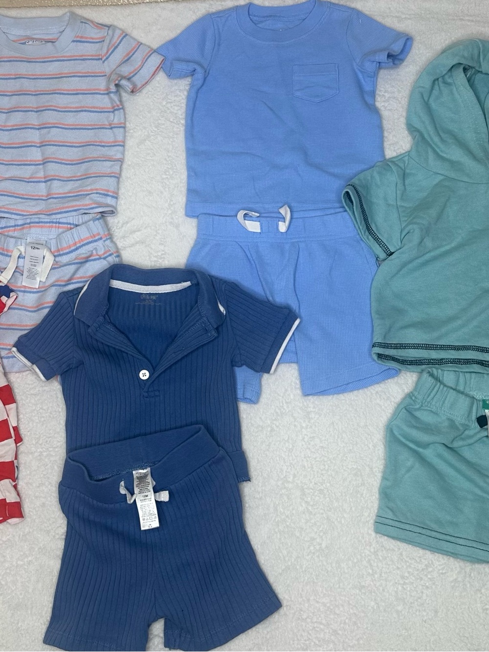 12M Clothing Bundle 5 Outfits Carter’s Disney Mickey Little Me Cat & Jack